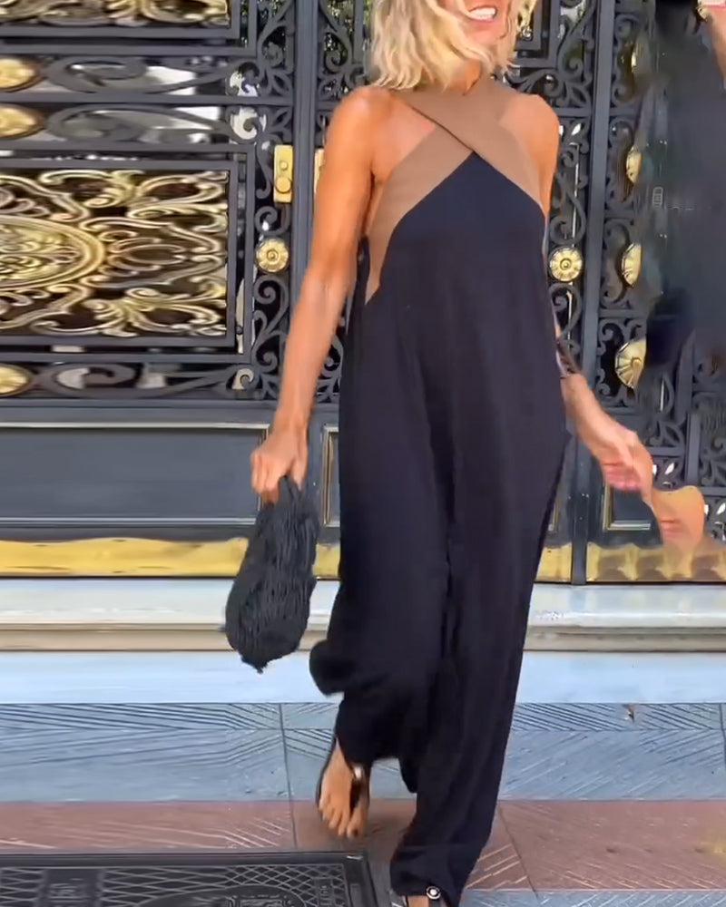 Rivora Luma – Halter Maxi Dress