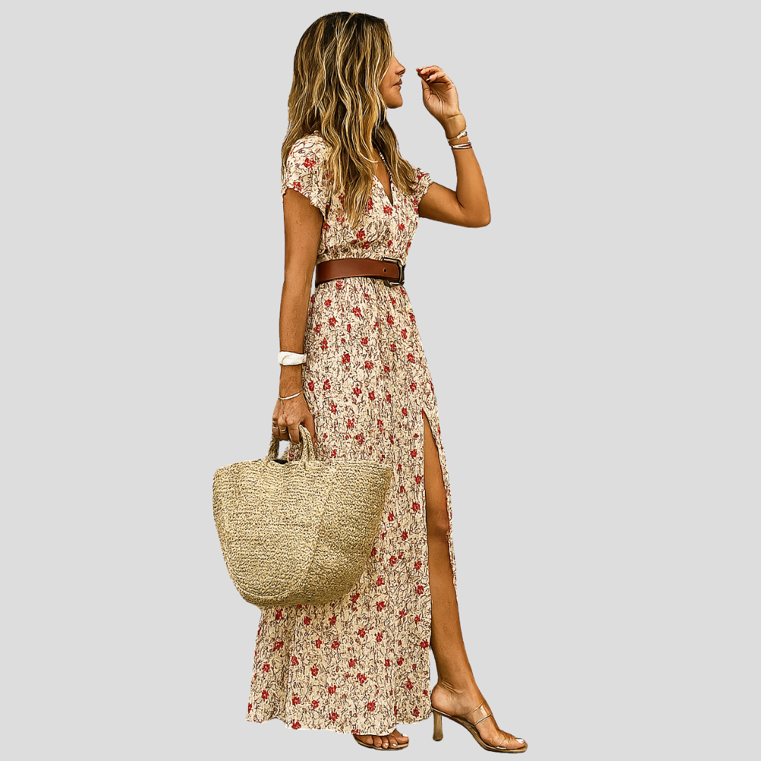 Rivora Celeste – Boho Maxi Dress