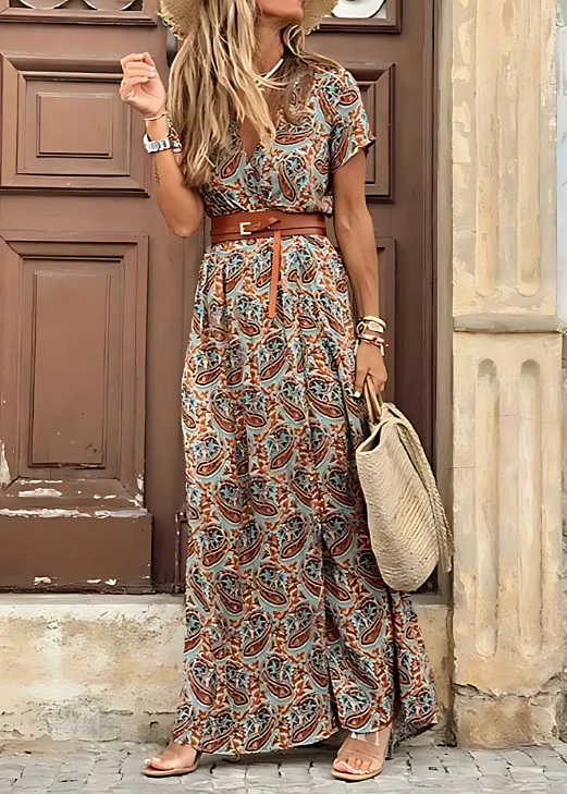 Rivora Celeste – Boho Maxi Dress