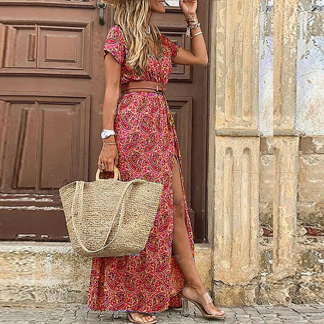 Rivora Celeste – Boho Maxi Dress