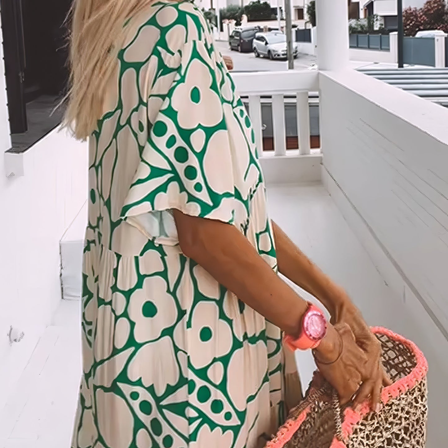 Rivora Maya – Printed Summer Maxi Dress